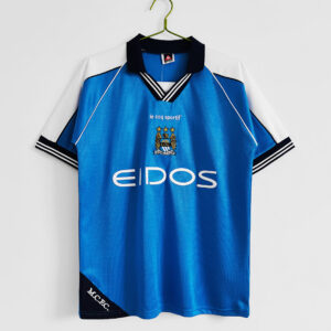 Camiseta Manchester City 2000 Retro Local - vista frontal