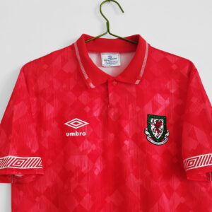 Camiseta Gales 1990/1992 Visita Retro - detalle