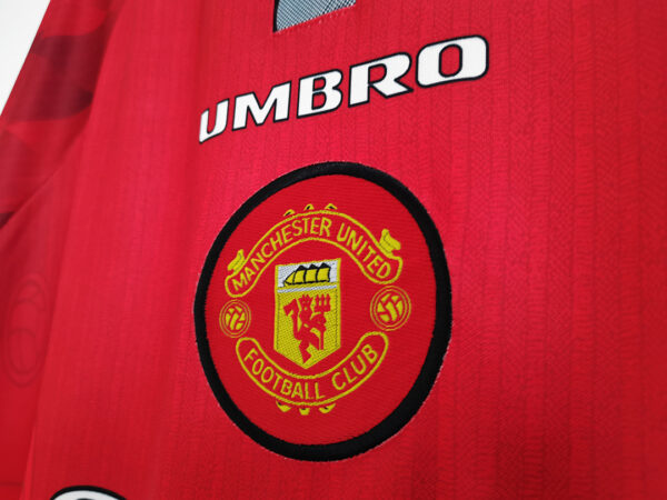 Camiseta Manchester United 2006/07 Retro Local - detalle tejido