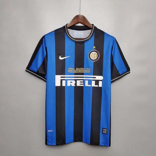 Camiseta Inter de Milán 2009/2010 Retro Local - detalle