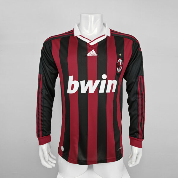 Camiseta AC Milan 2006/07 Retro Local Manga Larga - vista frontal