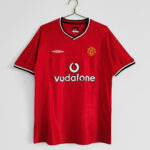 Camiseta Manchester United 2000-2002 Local Retro - vista frontal