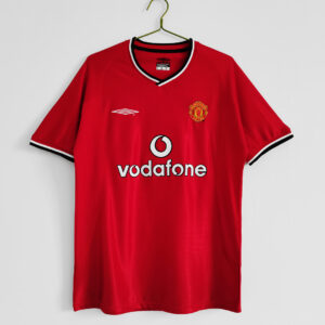 Camiseta Manchester United 2000-2002 Local Retro - vista frontal