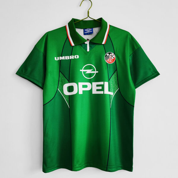 Camiseta Irlanda 1994/1996 Retro Local - detalle de la textura de la tela