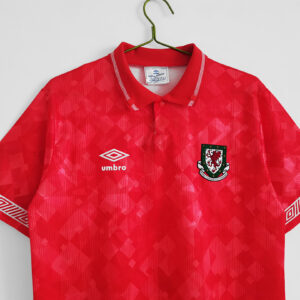 Camiseta Gales 1990/1992 Visita Retro - detalle