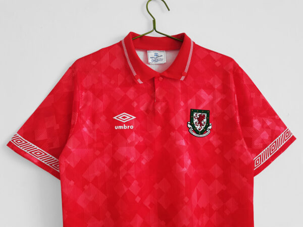 Camiseta Gales 1990/1992 Visita Retro - detalle