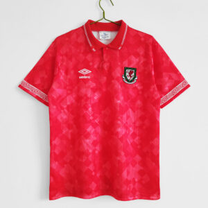 Camiseta Gales 1990/1992 Visita Retro - detalle