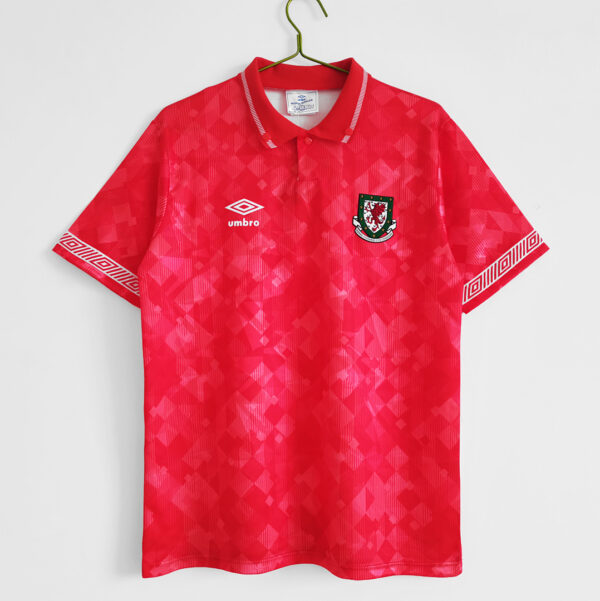 Camiseta Gales 1990/1992 Visita Retro - detalle