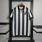 Camiseta Futbol Retro De Pele 1956 Santos De Brasil