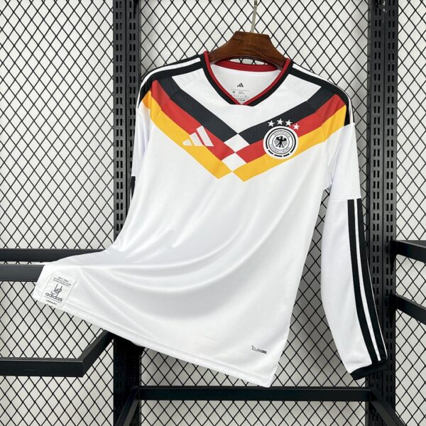 Camiseta Alemania Mundial 2026 Pre-Partido Manga Larga - vista frontal