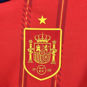 Camiseta España Mundial 2026 Local Mujer - detalle de las franjas