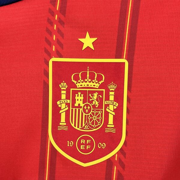 Camiseta España Mundial 2026 Local Mujer - detalle de las franjas