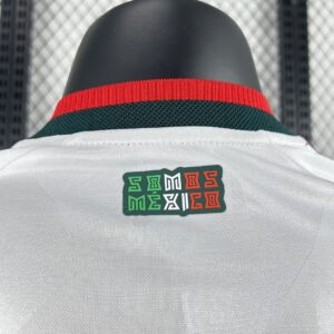 Camiseta México 1994 Retro Local - detalle cuello y hombro