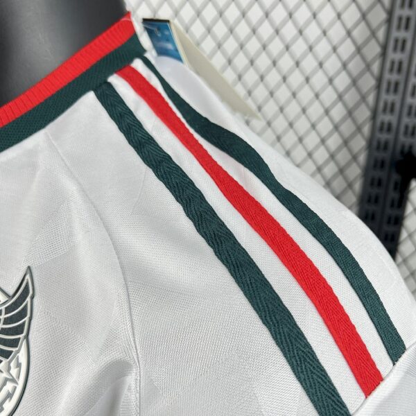 Camiseta México 1994 Retro Local - detalle manga y puño
