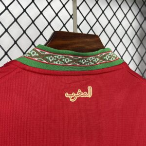 Camiseta Marruecos Mundial 2026 Pre-Partido - vista trasera