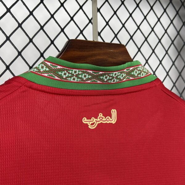 Camiseta Marruecos Mundial 2026 Pre-Partido - vista trasera