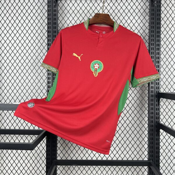 Camiseta Marruecos Mundial 2026 Pre-Partido - vista frontal