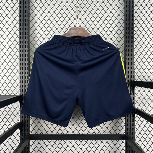 Shorts Adidas Retro Azul Marino - detalle logo trébol