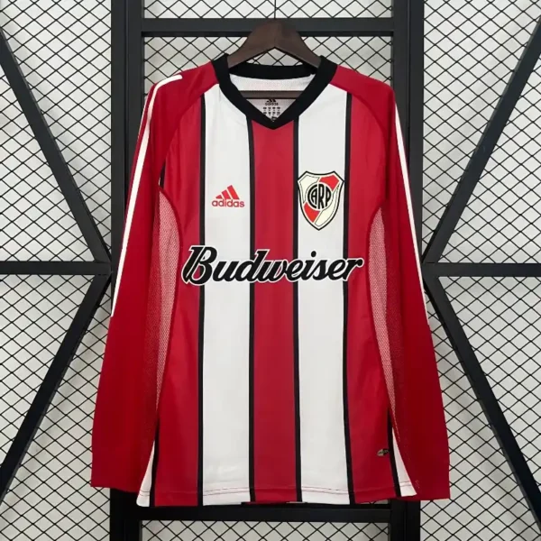 Camiseta River Plate 2003 Retro Manga Larga Local - vista frontal