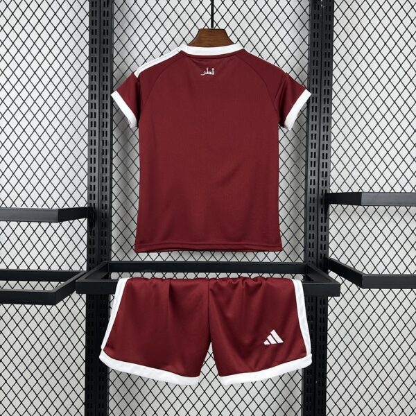 Camiseta Qatar Mundial 2026 Local Niño - vista frontal