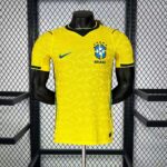 Camiseta Brasil Mundial 2026 Local Manga Larga Version Jugador - vista frontal