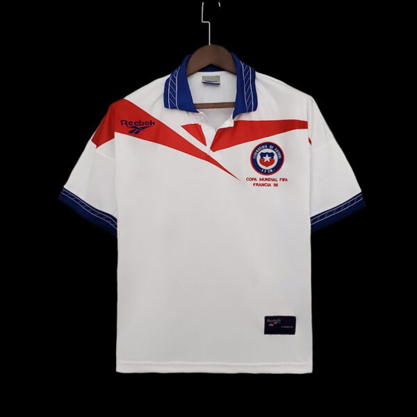 Camiseta Chile 1998 Retro Visita - vista frontal