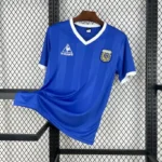 Camiseta Argentina 1986 Retro Visita - vista frontal
