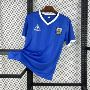 Camiseta Argentina 1986 Retro Visita - vista frontal