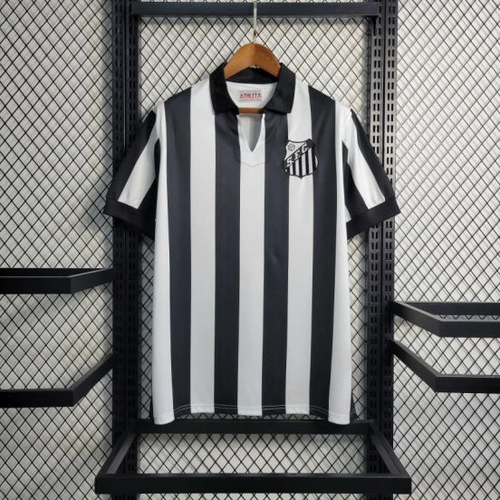 image_001-20 Camiseta Santos FC 1960 Retro Local - vista frontal