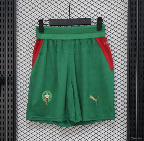 Shorts Marruecos Mundial 2026 Local - vista frontal completa