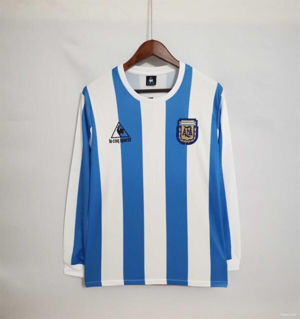 Camiseta Argentina Mundial 2026 Local Manga Larga - vista frontal