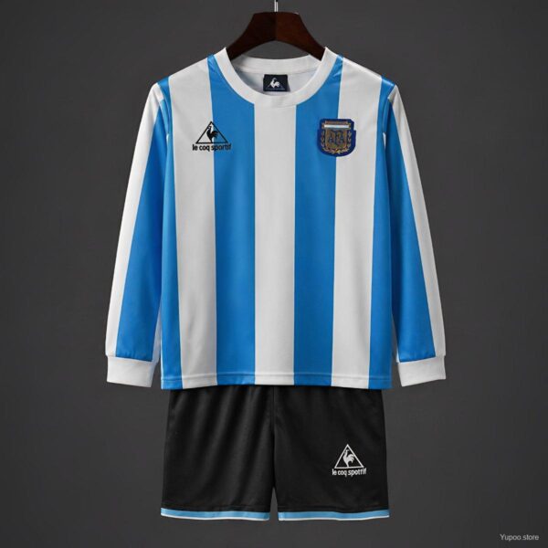 Camiseta Argentina Mundial 2026 Manga Larga Local - vista frontal