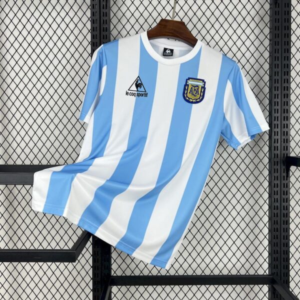 Camiseta Argentina 1986 Local - vista frontal