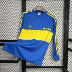 Camiseta Boca Juniors 1981 Retro Manga Larga Local - vista frontal
