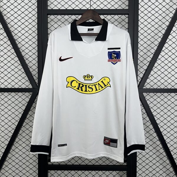 Camiseta Colo Colo 1997/98 Retro Manga Larga Local - vista frontal