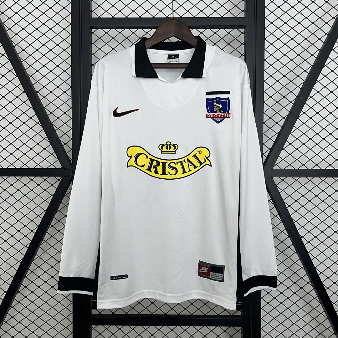 Camiseta Colo Colo 1997/98 Retro Manga Larga Local - vista frontal