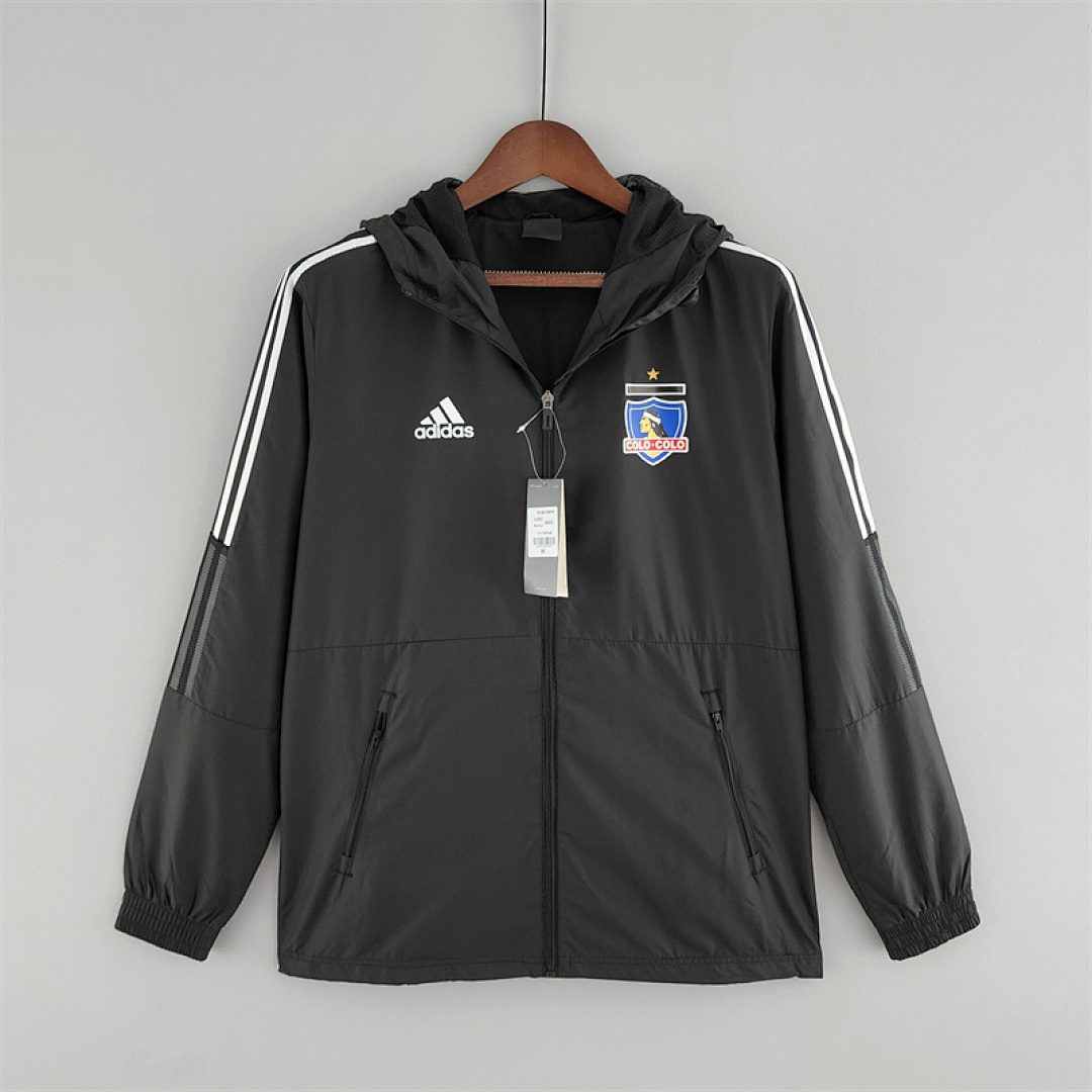 Cortavientos Colo Colo 2022 Negro - vista frontal