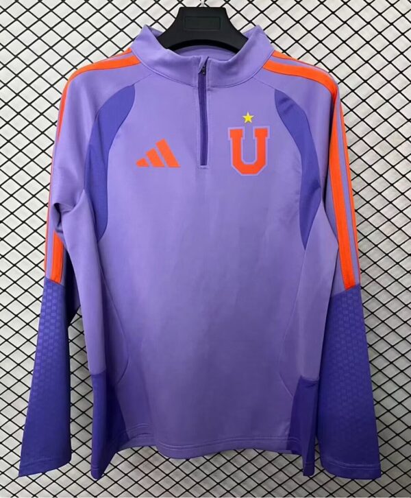 Top Entrenamiento Universidad de Chile 2026/27 1/4 Cremallera - vista frontal