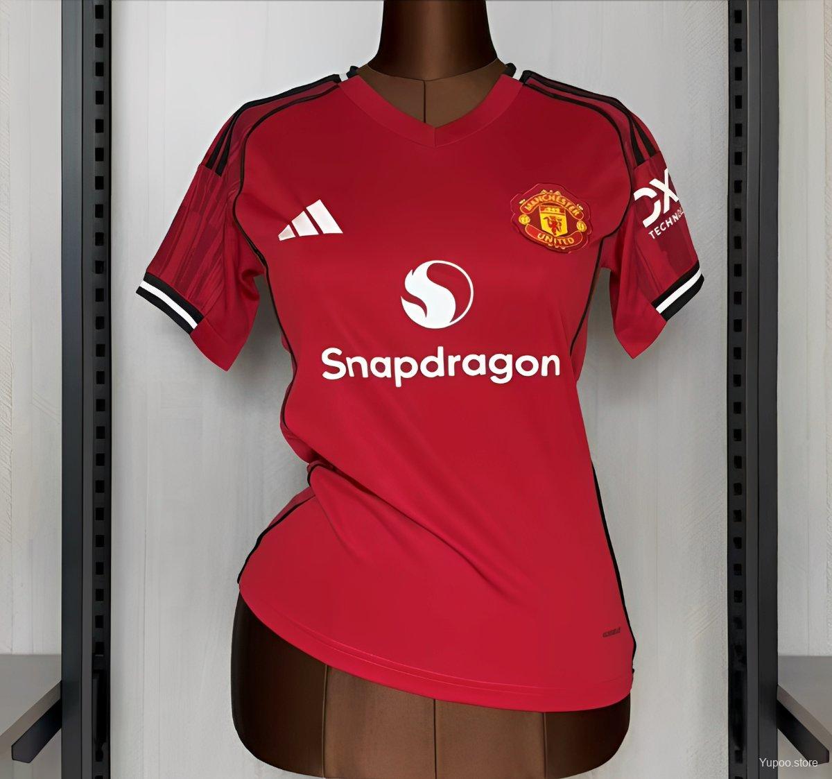 Camiseta Manchester United 2024/25 Local Mujer - vista frontal