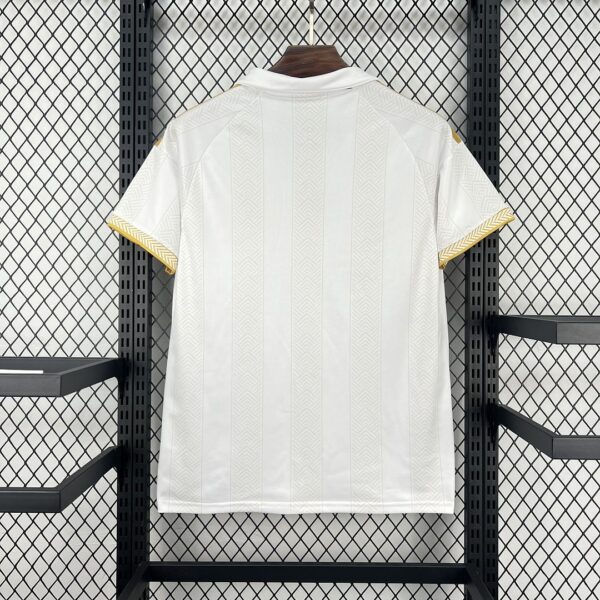 Camiseta Sudáfrica 2010 Pre-Partido Blanca - vista frontal