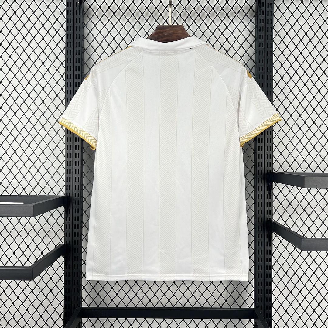 Camiseta Sudáfrica 2010 Pre-Partido Blanca - vista frontal