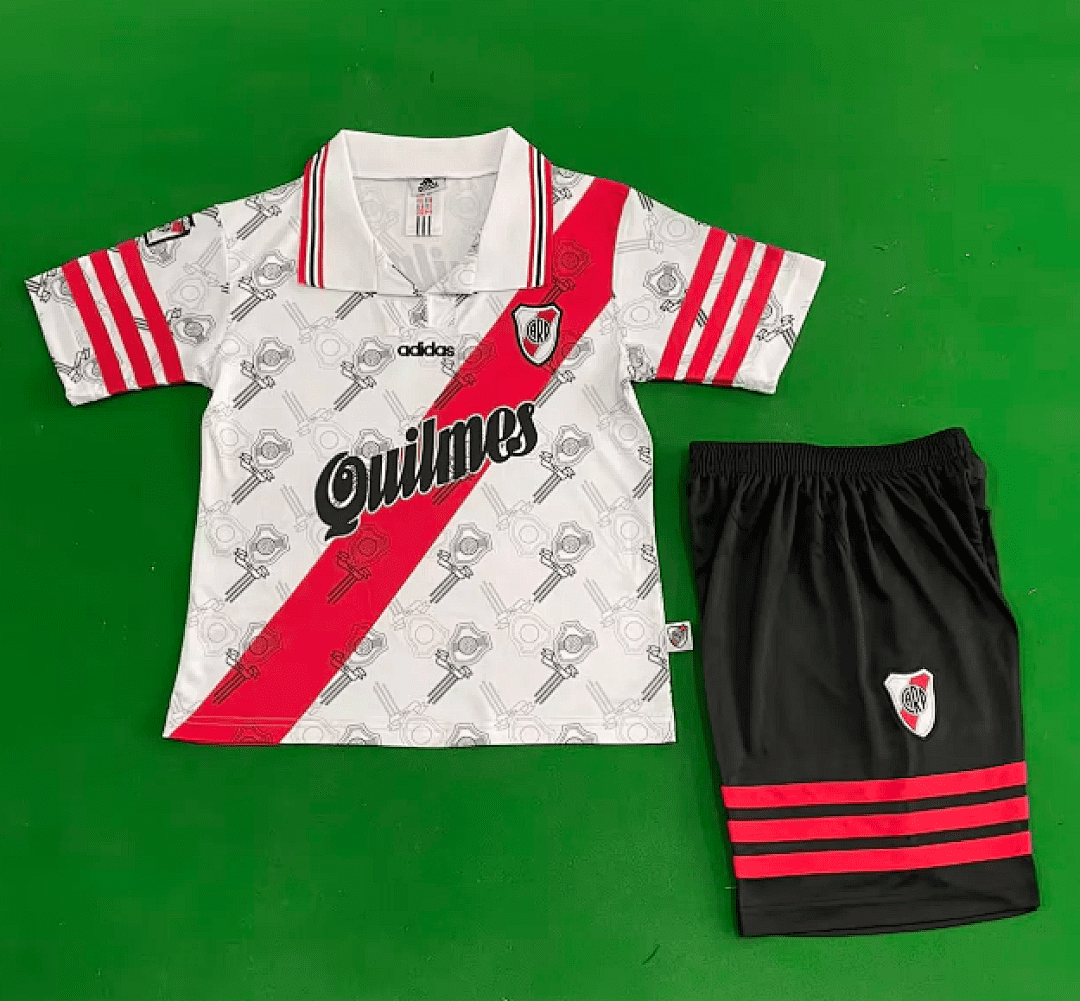 Camiseta Niño River Plate 1996 Retro Local - vista frontal