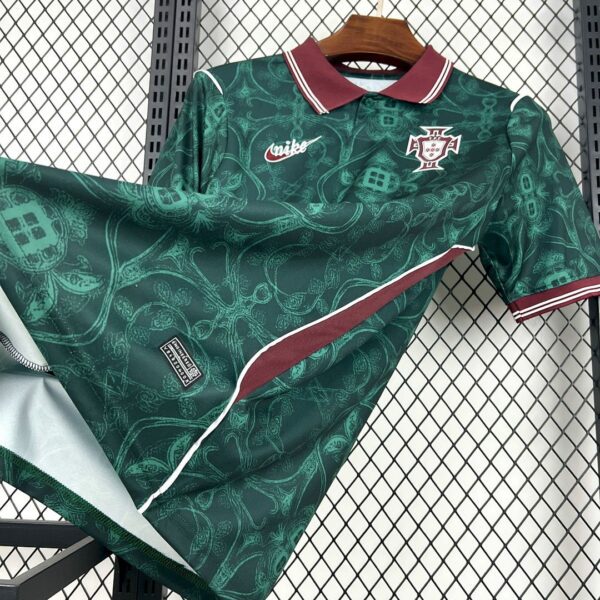Camiseta Sudáfrica Springbok 2026 Visita - detalle cuello y hombro