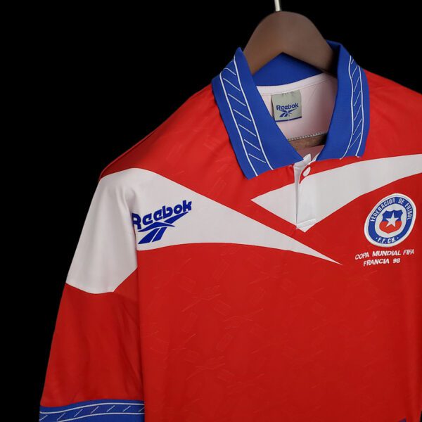 Camiseta Chile 1998 Local - detalle escudo