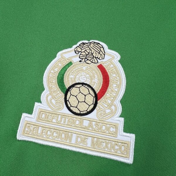 Camiseta Mexico 1986 Local - detalle escudo