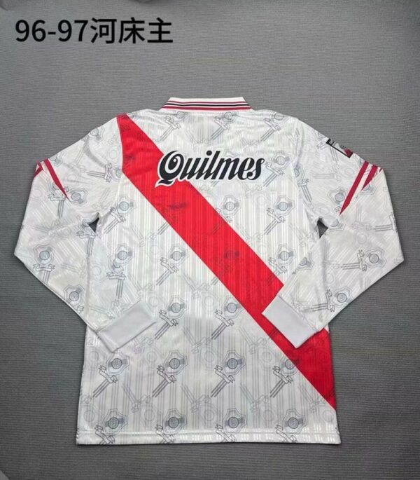 Camiseta River Plate 1996 Retro Manga Larga Local - detalle escudo
