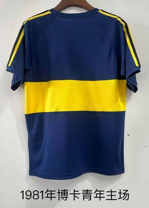 Camiseta Boca Juniors 1981 Retro Local - detalle escudo