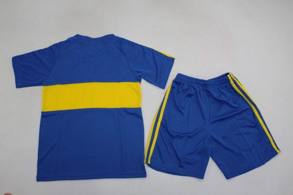 Camiseta Boca Juniors 1981 Retro Local Niño - detalle escudo