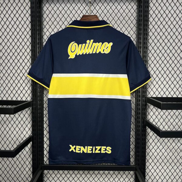 Camiseta Boca Juniors 1996/97 Retro Local Niño - detalle escudo