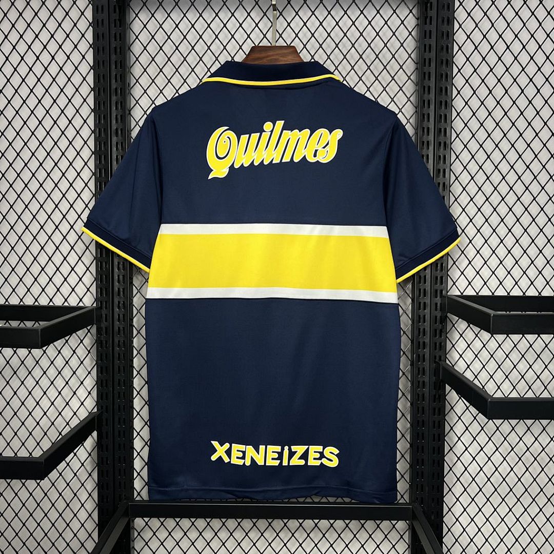 Camiseta Boca Juniors 1996/97 Retro Local Niño - detalle escudo